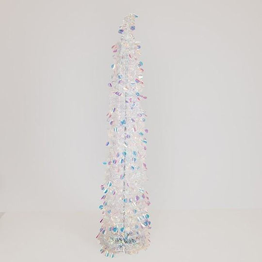 Christmas Decorative Plastic Tree Cone 150cm White
