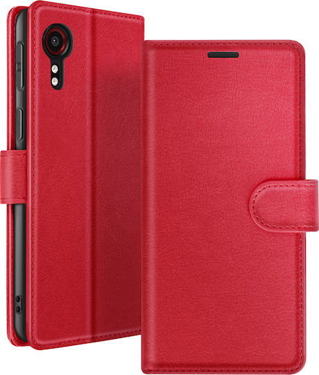 Zanaé Wallet Case Galaxy Xcover 5 Stand Magnetic Tab Red