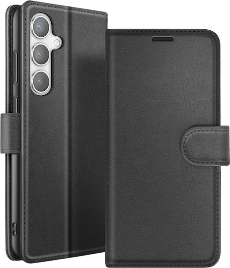 Zanaé Wallet Case Galaxy S24 Stand Function Magnetic Tab Black