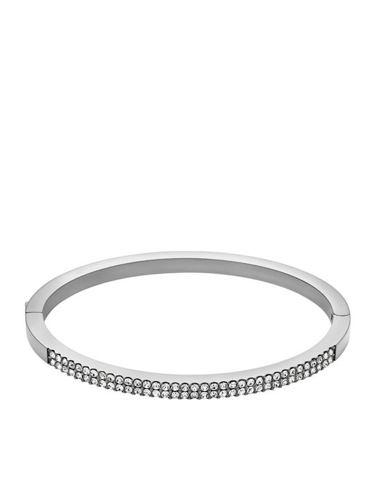 Fossil Women's Steel Bracelet with Zircon 18cm
