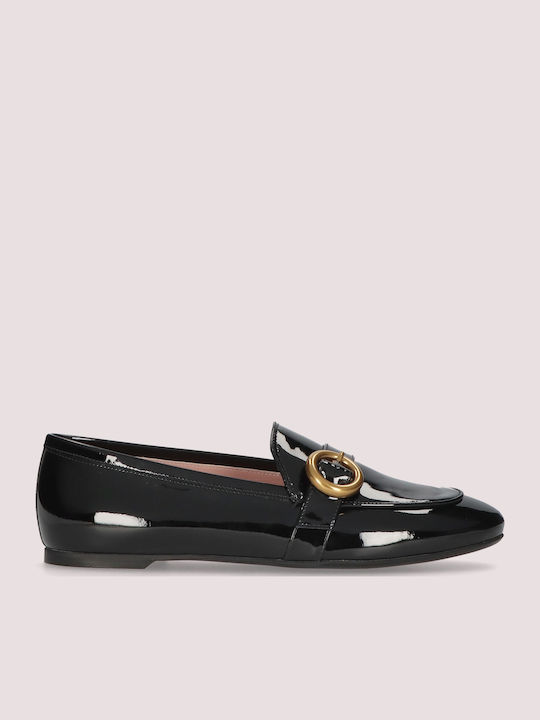 Pretty Ballerinas Faye Leder Damen Mokassins in Schwarz Farbe