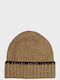 Beanie Beanie Knitted in Beige color