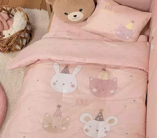 Nef-Nef Homeware Special Party Ροζ 110x140cm