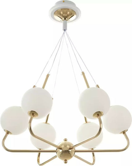 Chandelier Zina Gold Elbulgaria Led 27W 3000-6000K 2200lm 4136/6 Gd