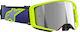 Motocross Goggles Alpinestars Supertech Corp Purple Yellow Mirror-sil