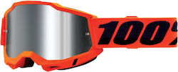 Motocross-Schutzbrille 100% Accuri2 Neon-Orange...