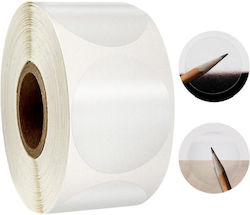 Small Adhesive Labels in Transparent Color 25x25mm Small Adhesive Labels in Transparent Color 25x25mm