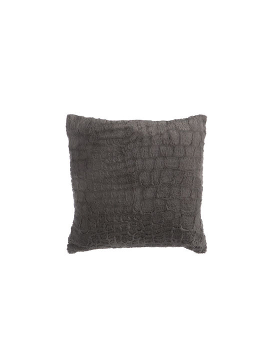 Nef-Nef Homeware Home Sofa Cushion Velvet Grey 45x45cm