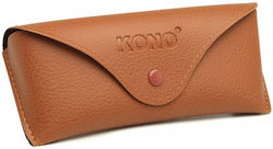 Miss Lulu Leather Look Soft Sunglasses Case Brown