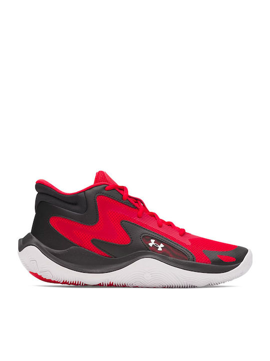 Under Armour Low Basketball Shoes Red