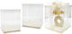 Paper Pack Plastic Box for Gift White 34x37x34cm.