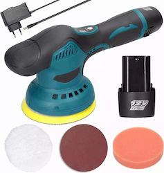 Cordless Orbital Polisher 8-speed Adjustment Lightweight Design 2 Battery 5pcs Set Eu