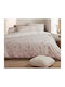 Nef-Nef Homeware Bettwäsche-Set Überdoppel 240x270cm. Carena L.grey 4Stück