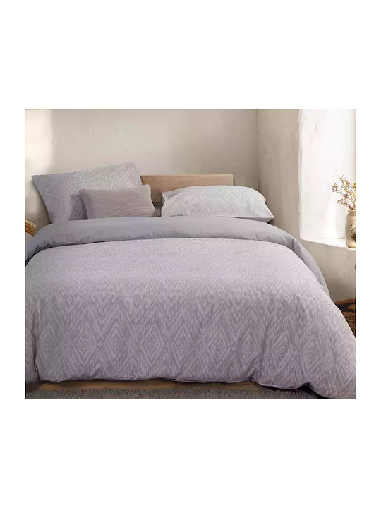 Nef-Nef Homeware Orion Σετ Σεντόνια Μονά με Λάστιχο 100x200+35εκ. Grey (3τμχ)