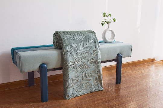 Chios Hellas Piqué Decke Doppel 200x220cm Grüne 35245PRA