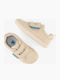 Παιδικά Sneakers Barefoot με Σκρατς Μπεζ