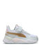 Ac+ Ps Kids Sneakers with Hoop & Loop Closure White Sea Glass