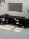 TV Stand Allegro Plus Black L180xW40xH40cm