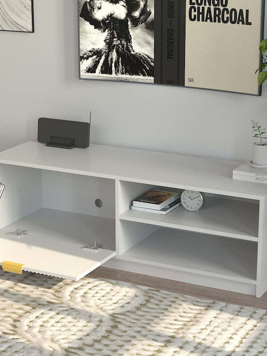 TV Stand Allegro White L120xD40xH40cm