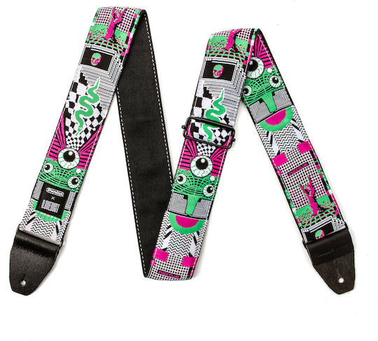 Dunlop Ild-14 Guitar Strap I Love Dust Mnemonic Fuzz