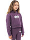 Kinder-Sweatshirt mit Kapuze Purple