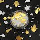 Chunky Glitter 20gr Christmas Mix Χρυσό-ασημί