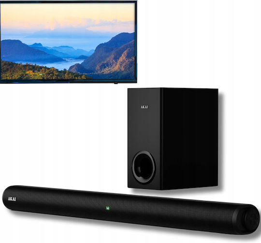 Akai Soundbar Bluetooth and HDMI 150W with Wireless Subwoofer