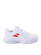Propulse 3 All Court Kids Sports Shoes Tennis with Laces White