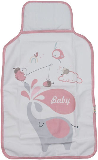 Kamtex Baby Αδιαβροχοποιημένο Σελτεδάκι Ροζ 78x45εκ.