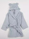 Nef-Nef Homeware Kids Bathrobe Special Party Blue Hooded