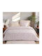 Nef-Nef Homeware Σετ Παπλωματοθήκη Βαμβακερή Υπέρδιπλη με 2 Μαξιλαροθήκες 240x230cm Loraley Pink