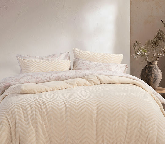 Nef-Nef Homeware Set Single 160x220 Carmen Ecru