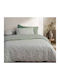 Nef-Nef Homeware Duvet Cover Set Cotton Queen with 2 Pillowcases 240x230 Dazier Green
