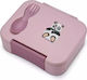 Carl Oscar Plastic Kids' Food Container 0.36lt Pink x x 5.7cm