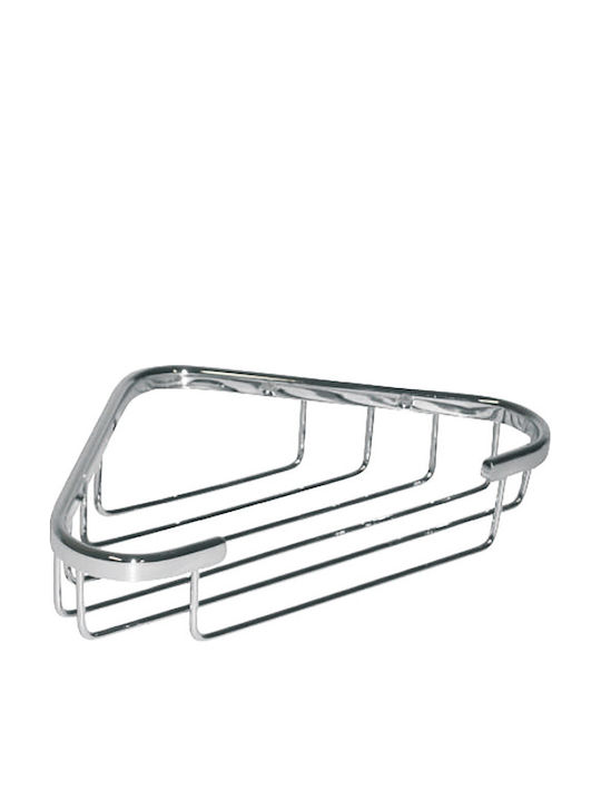 Interflex Wall Mounted Bathroom Shelf Metallic Silver