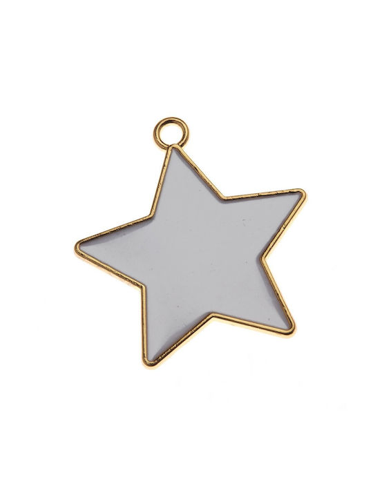 Nu1810 Christmas Table Decoration Metallic Gold L4xW4cm.