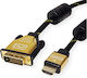 Roline Kabel DVI-D-Stecker - 1.5m Schwarz (11.04.5896-10)