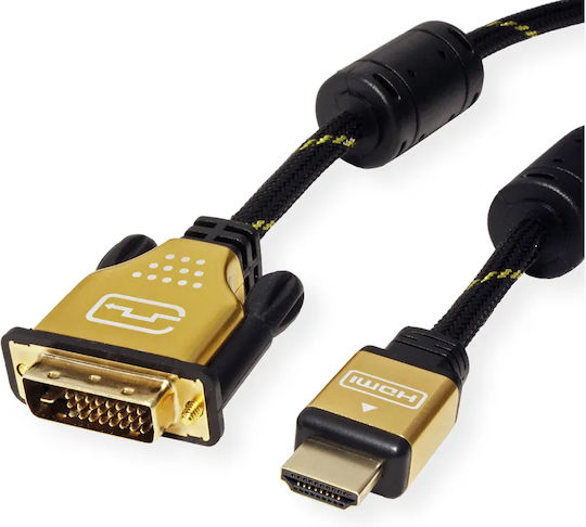 Roline Kabel DVI-D-Stecker - 1.5m Schwarz (11.04.5896-10)