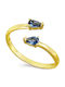 FenixJewelry Γυναικείο Δαχτυλίδι με Ζιργκόν από Χρυσό 14Κ