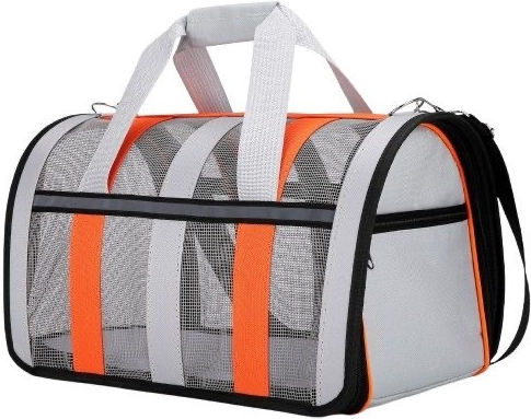 Denik Pets Geantă pentru transport câine Portocaliu M50xL27xA27cm.