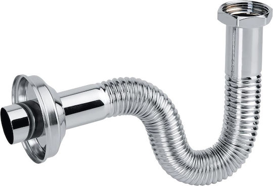 Metal Sink Siphon B.t Spiral Brass 50cm Interflex 123480