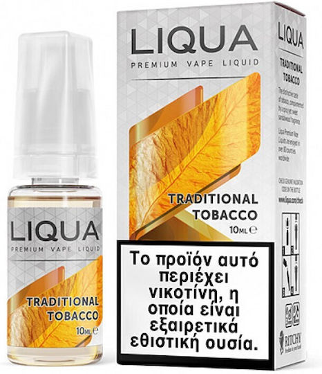 Liqua Έτοιμο Υγρό Αναπλήρωσης Traditional Tobacco 18mg 10ml