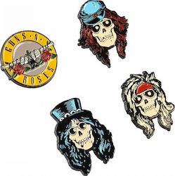 Erik Set 4 Abzeichen Guns N' Roses