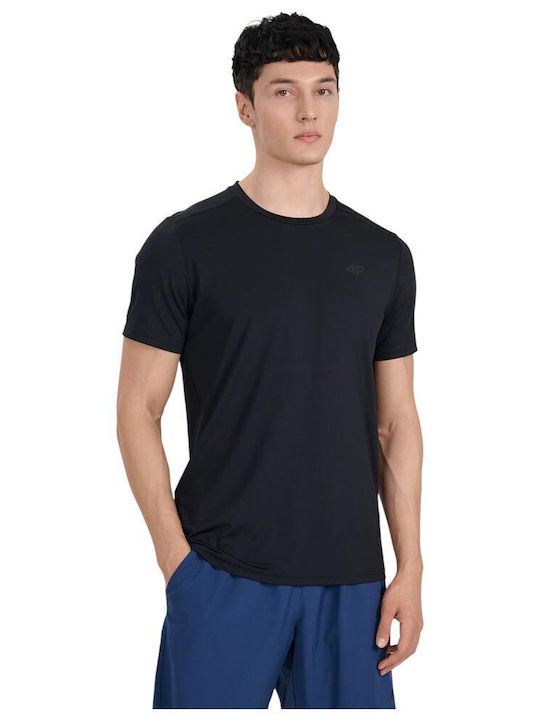 4F T-shirt Μαύρο