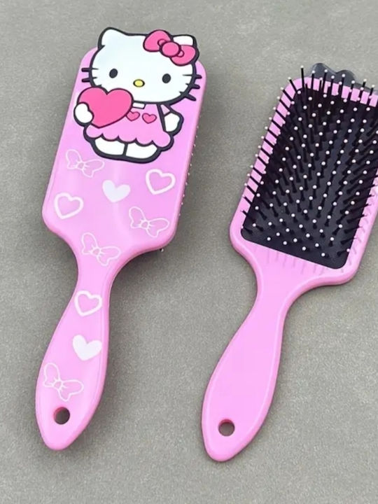 Sanrio Παιδική Βούρτσα Μαλλιών Hello Kitty Ροζ