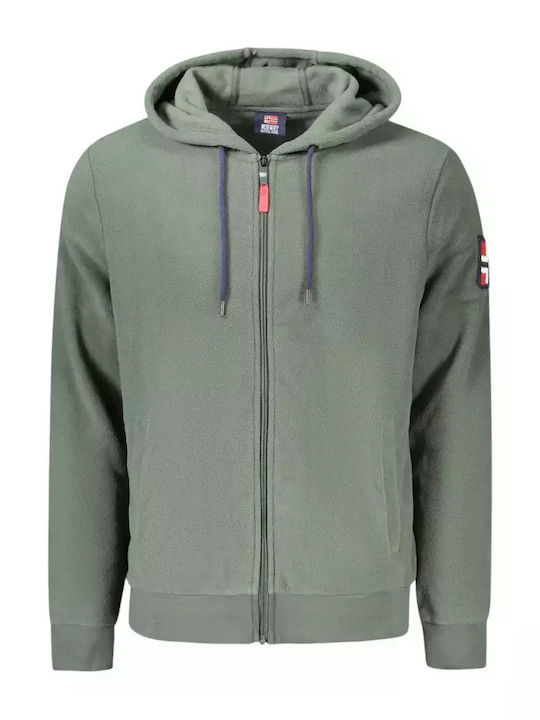 Cardigan With Hood Green