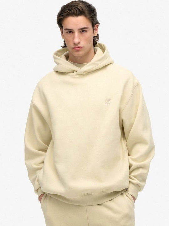 Superdry Ovin Sweatshirt with Hood Light Grey