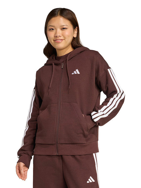 Women's Sweatshirt Hooded Brown