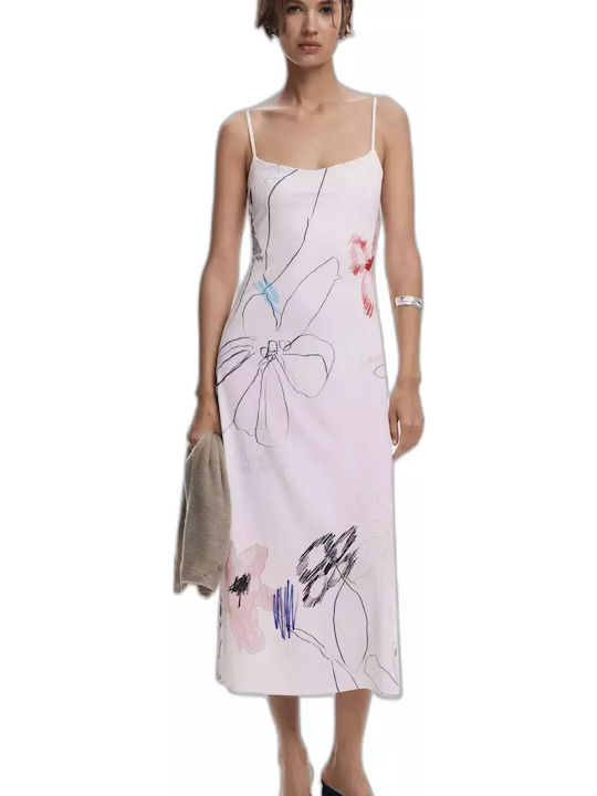 Desigual Rochie De Vară Pentru Femei Midi Jupon...