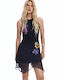 Dress Mini Βραδινό Φόρεμα Σεμιζιέ Black
